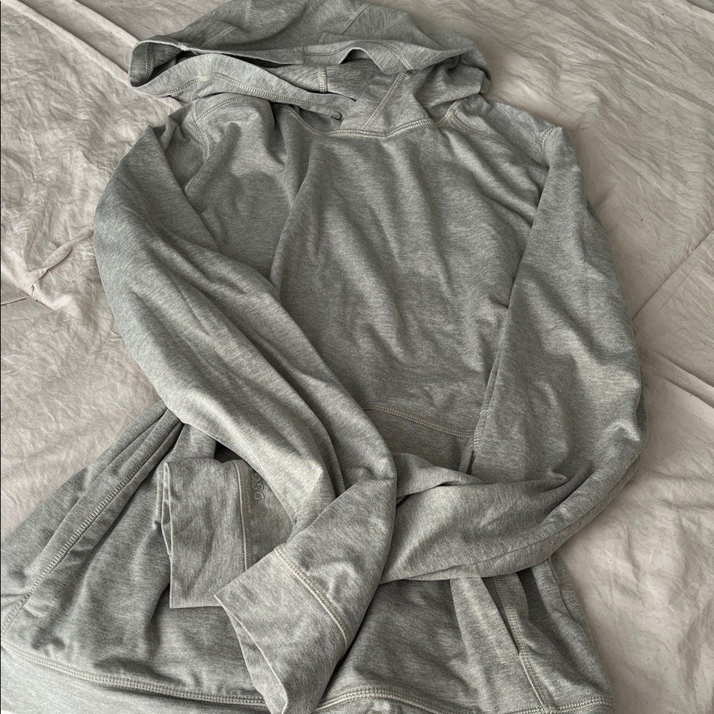 DSG Heather Gray/Green Sweatshirt GUC S